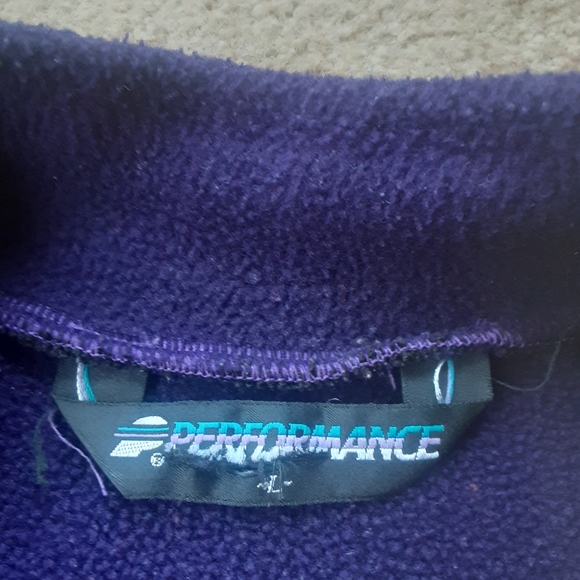 Vintage Y2K Performance Bicycle Fleece Cycling Jersey, Rear Zip Kangaroo Pocket - Picture 4 of 16